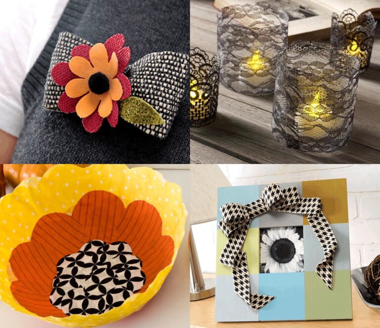 Fabric Decoupage and Stiffening Solutions for Creative Textile Projects